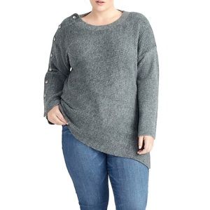 NWT! Rachel Rachel Roy Adley Button Sleeve Sweater